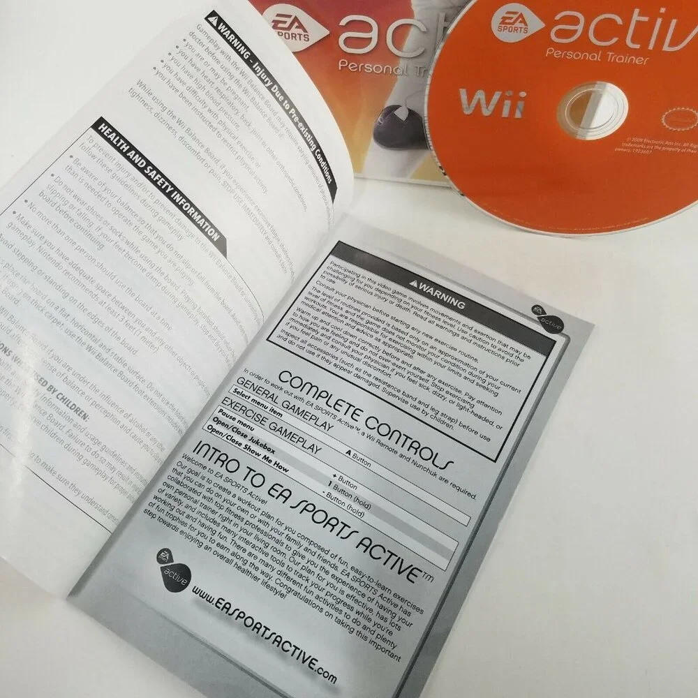 EA Sports Active Personal Trainer for Nintendo Wii Complete with Booklet TESTED
